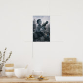 Curiosité / Astronome / Affiche de Toit (Cuisine)