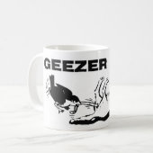 Curiosité de lac geezer tasse "tôt d'oiseau/" (Devant gauche)