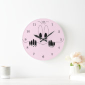 Curiosité drôle Yeux Horloge Sourire heureux (Maison)