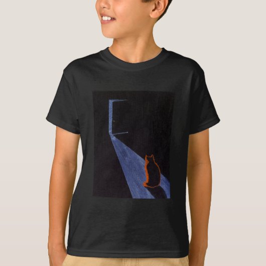"Curiosité. . ." T-shirt d'art pour enfants (Devant)