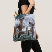 curiositeit hert canvas tas (Dichtbij)