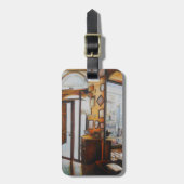 Curiositeit is het Hulpmiddel van het Wijs Bagagelabel (Voorkant verticaal)