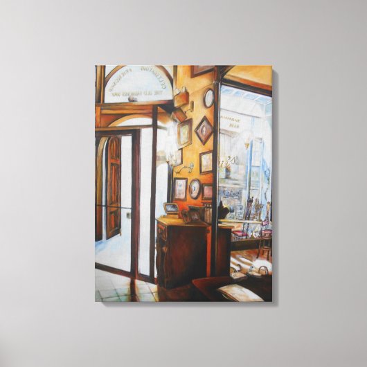 Curiositeit is het Hulpmiddel van het Wijs Canvas Afdruk (Voorkant)