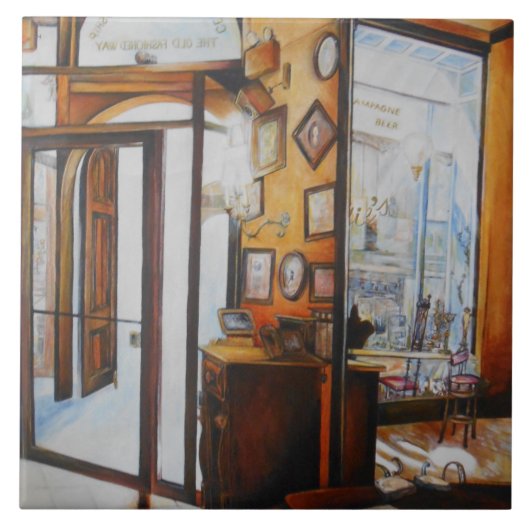 Curiositeit is het Hulpmiddel van het Wijs Tegeltje (Voorkant)