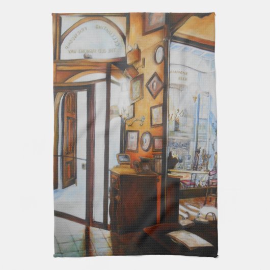 Curiositeit is het Hulpmiddel van het Wijs Theedoek (Verticaal)