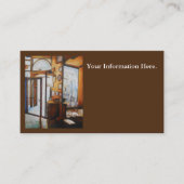 Curiositeit is het Hulpmiddel van het Wijs Visitekaartje (Voorkant)