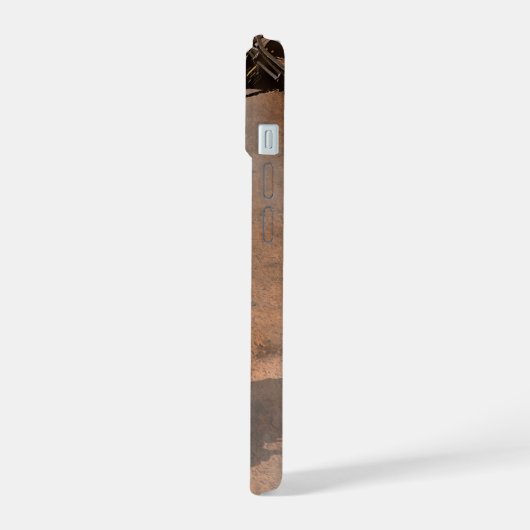 Curiosity Arrivant Sur La Surface Martienne. (Côté gauche)