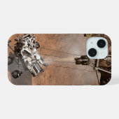 Curiosity Arrivant Sur La Surface Martienne. (Verso Horizontal)