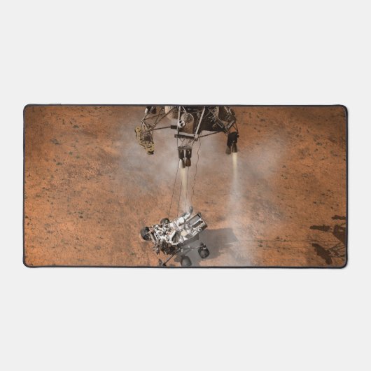 Curiosity Arrivant Sur La Surface Martienne. (Recto)