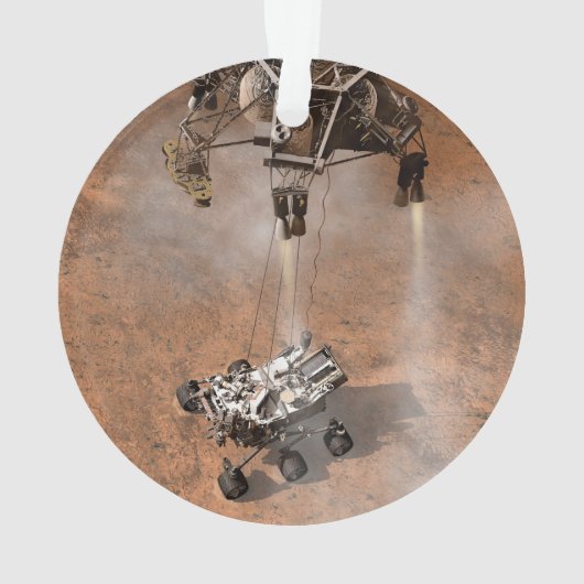 Curiosity Arrivant Sur La Surface Martienne. (dos)