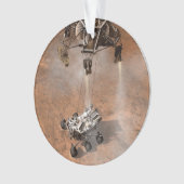 Curiosity Arrivant Sur La Surface Martienne. (devant)