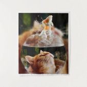 Curiosity in a Fishbowl – The Cat’s Dream Wandkleed (Voorkant)