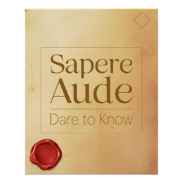 Curiosity Motivational Quote - Latin Poster Art Perfect Poster