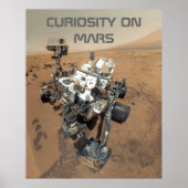 Curiosity Self-Portrait op Mars Poster (Voorkant)