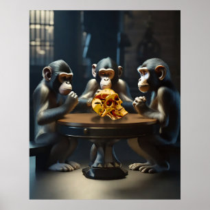 Curious Apes Poster