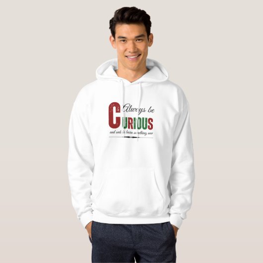 Curious B Hoodie (Voorkant volledig)