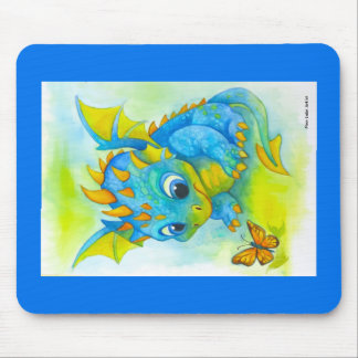 Curious Baby Dragon Mouse Pad Muismat