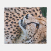 CURIOUS CHEETAH FLEECE DEKEN (Voorkant (Horizontaal))