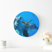 Curious Dolphins Wall Clock Grote Klok (Huis)