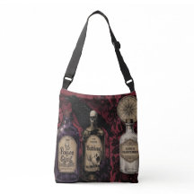 Curious Elixirs & Raven Crossbody Tas Medium