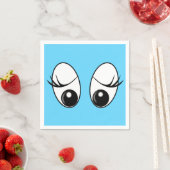 Curious Eyes Blue servetten -  (Insitu)