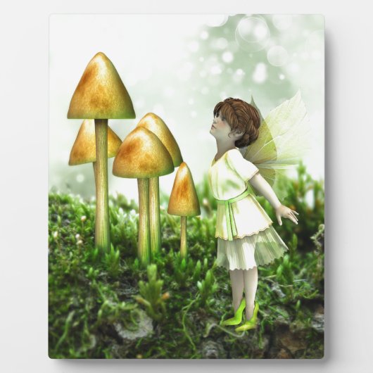 Curious Fairy - Fairy and Toadstools Fotoplaat (Voorkant)