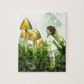 Curious Fairy - Fairy and Toadstools Legpuzzel (Verticaal)