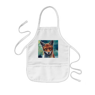 Curious Fox Custom Kinder Schort
