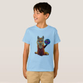 Curious Fox Question Mark T-Shirt (Devant entier)