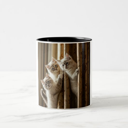 Curious Kittens Escalade Mug (Centre)