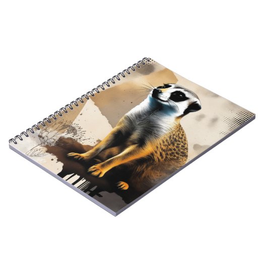 Curious Meerkat | Notebook Journal (Côté gauche)