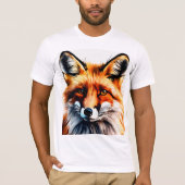 Curious Red Fox Peking T-shirt (Voorkant)