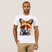Curious Red Fox Peking T-shirt (Voorkant volledig)