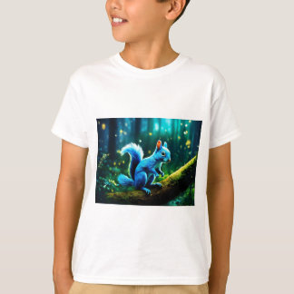 Curious Squirrel in het Park T-Shirt Design
