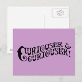 Curiouser & Curiouser Briefkaart (Voorkant / Achterkant)