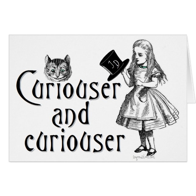 Curiouser en curiouser (Voorkant Horizontaal)