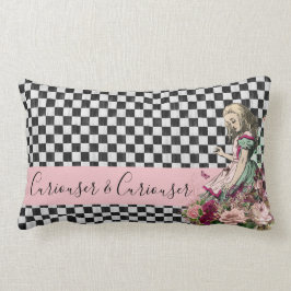 Curiouser en Curiouser Alice in Wonderland Pillow Kussen