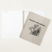Curiouser en Curiouser Alice Met Sleutel Planner (Display)