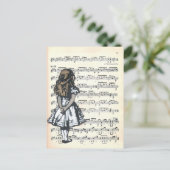 Curiouser en Curiouser Briefkaart (Staand voorkant)