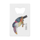 Curl crested aracari bird cartoon (Devant)