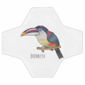 Curl crested aracari bird cartoon (Plat)