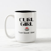 Curl Girl Curling Mok (Links)