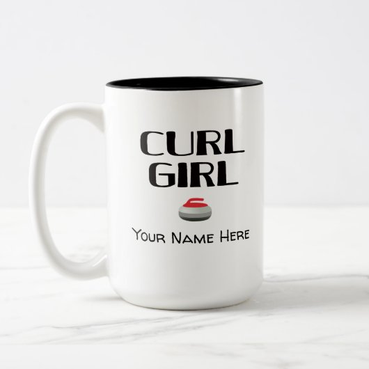 Curl Girl Curling Mok (Links)
