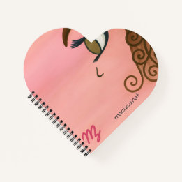 Curl Girl gauche carnet gauche