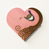 Curl Girl gauche carnet gauche (Dos)