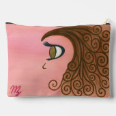 Curl Girl grote zak Etui (Achterkant)