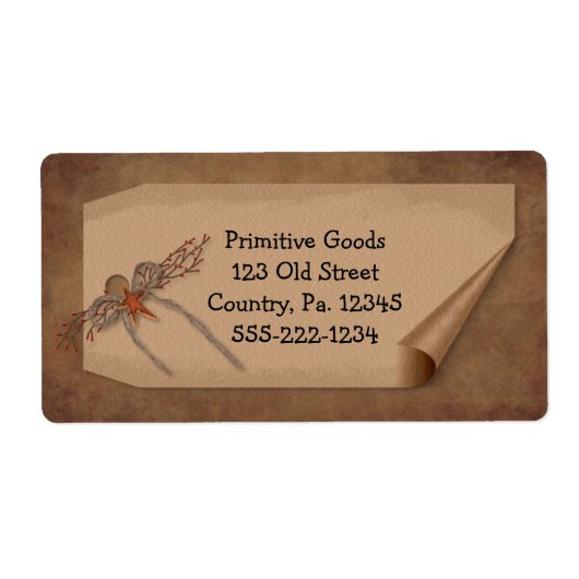 Curl Label Star Label (Voorkant)