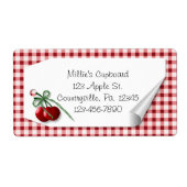 Curl Tag Cerises Étiquette (Devant)