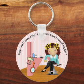 Curler Diva Sleutelhanger (Voorkant)