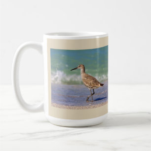 Curlew Bird op de Shoreline Coffee Mok